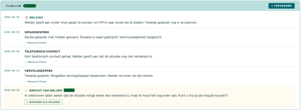 Meldveilig portaal – Melding en dossier op één plek