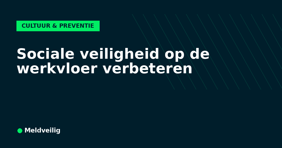 Sociale veiligheid op de werkvloer verbeteren: een gids voor HR
